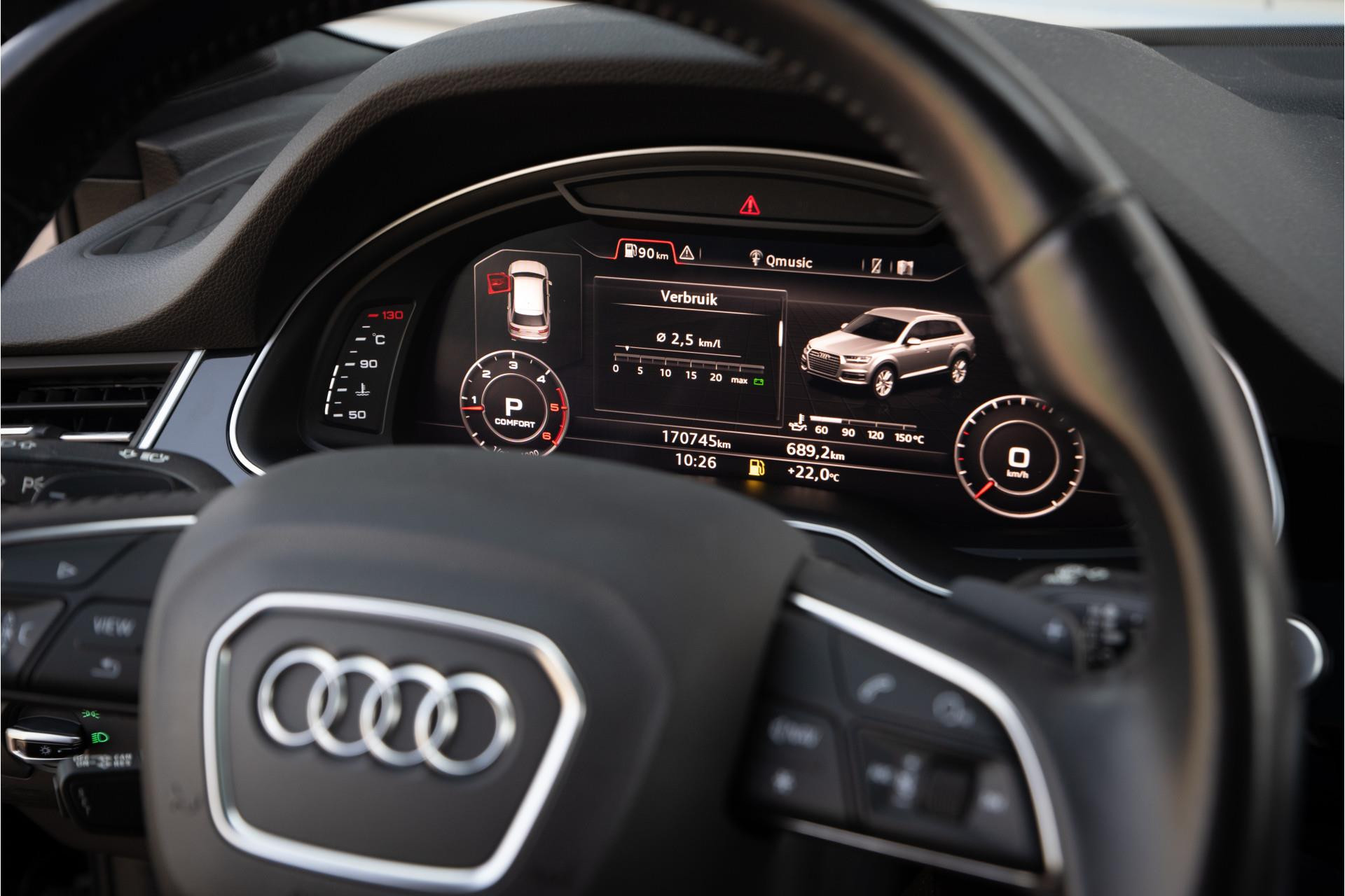 Audi Q7 3.0 TDI quattro Pro Line + 7p Luchtvering 2016 Orcazwart metallic 21