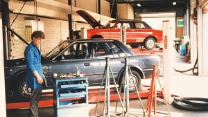 Garage in de jaren 80