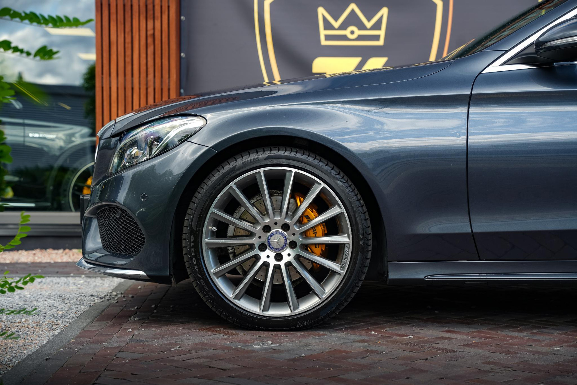 Mercedes-Benz C-Klasse 200 Prestige 2014 TENORITE GRAY METALLIC PAINT (755U) 12