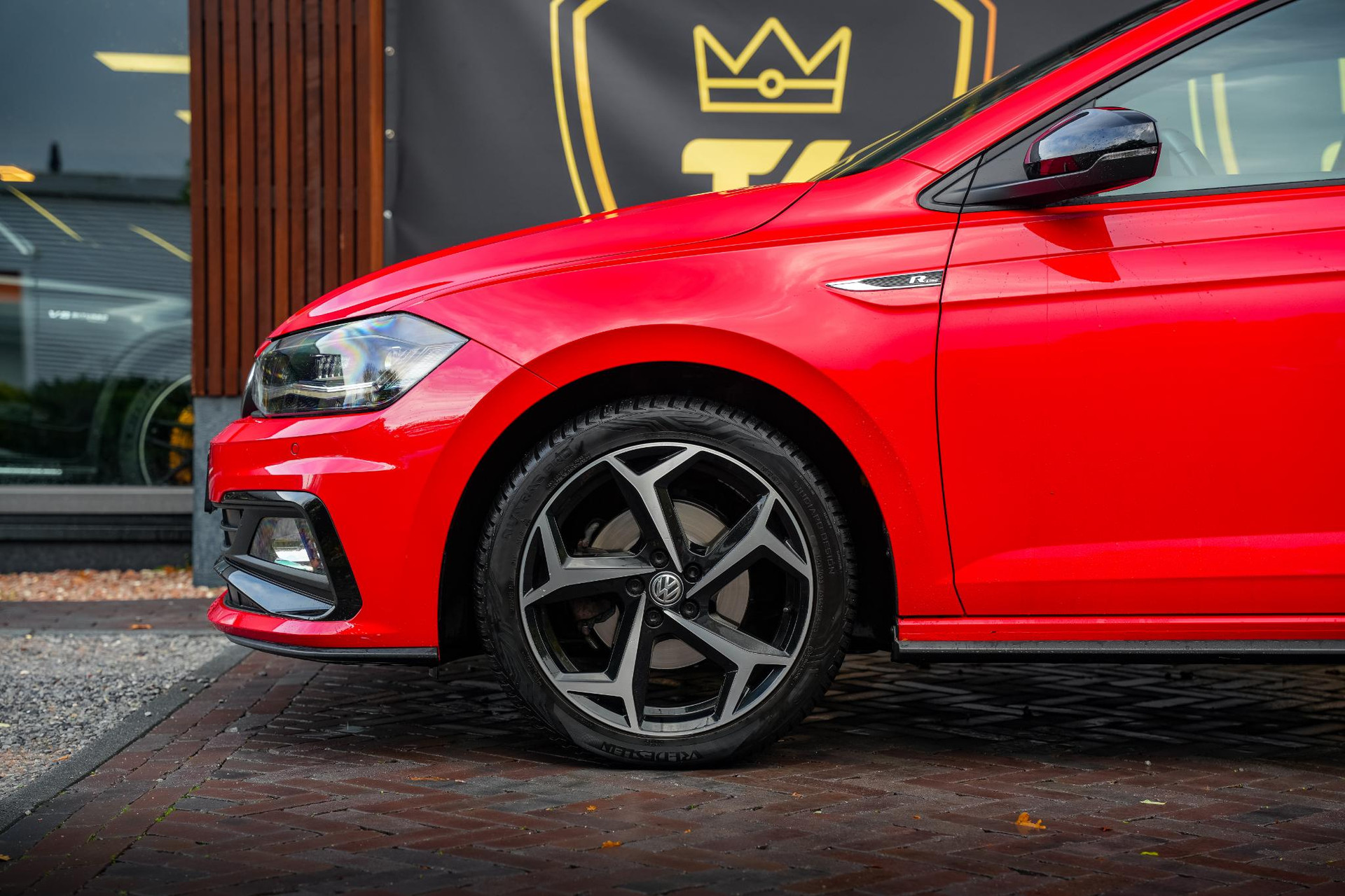 Volkswagen Polo 1.0 TSI Highline Business R 2020 Flash red / zwart dak 11