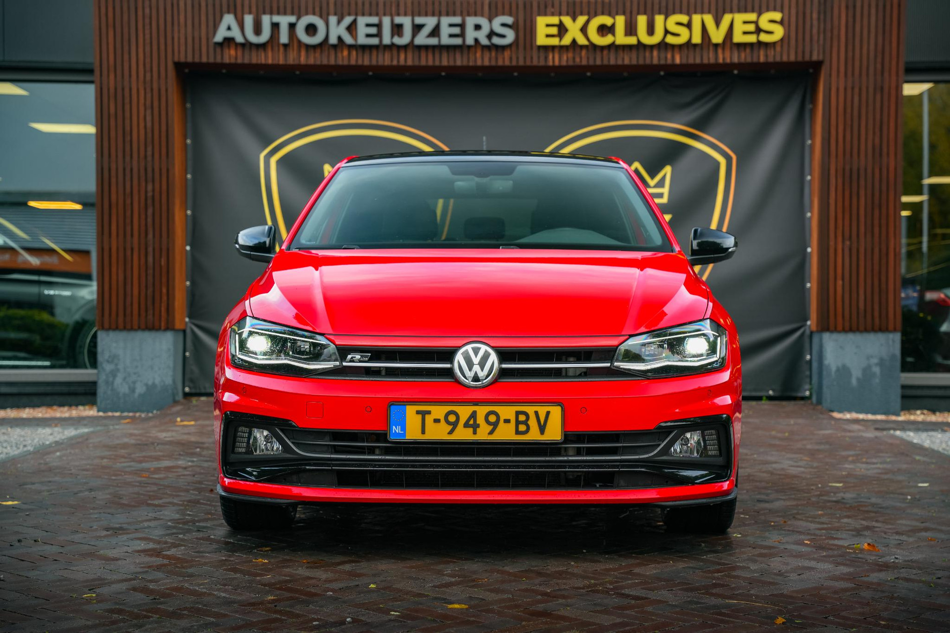 Volkswagen Polo 1.0 TSI Highline Business R 2020 Flash red / zwart dak 3