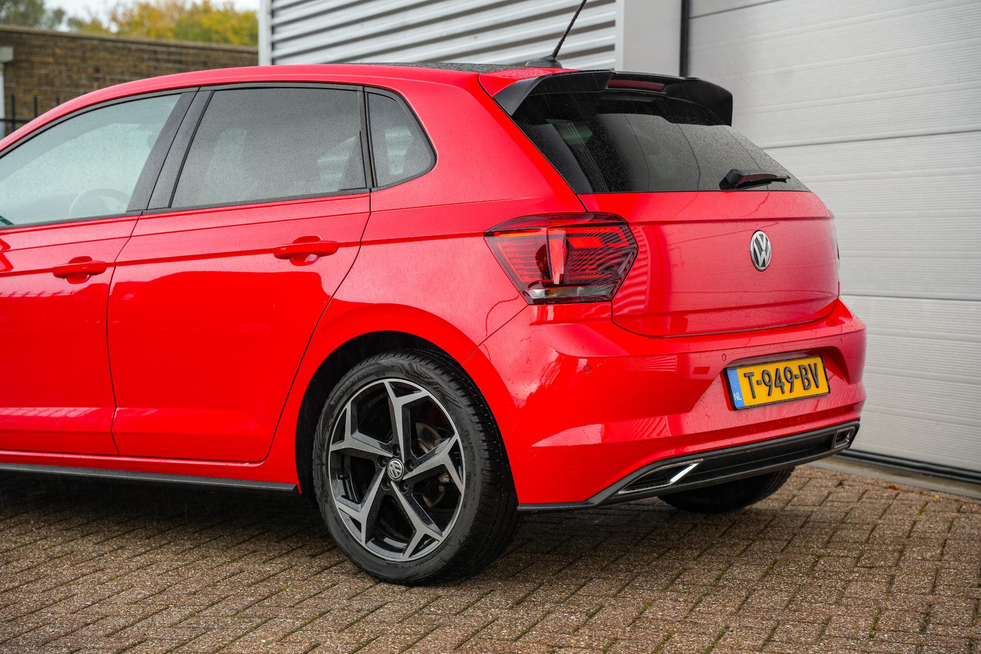 Volkswagen Polo 1.0 TSI Highline Business R 2020 Flash red / zwart dak 33