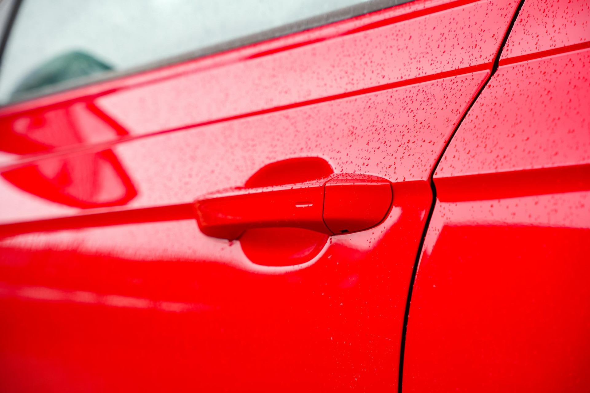 Volkswagen Polo 1.0 TSI Highline Business R 2020 Flash red / zwart dak 34