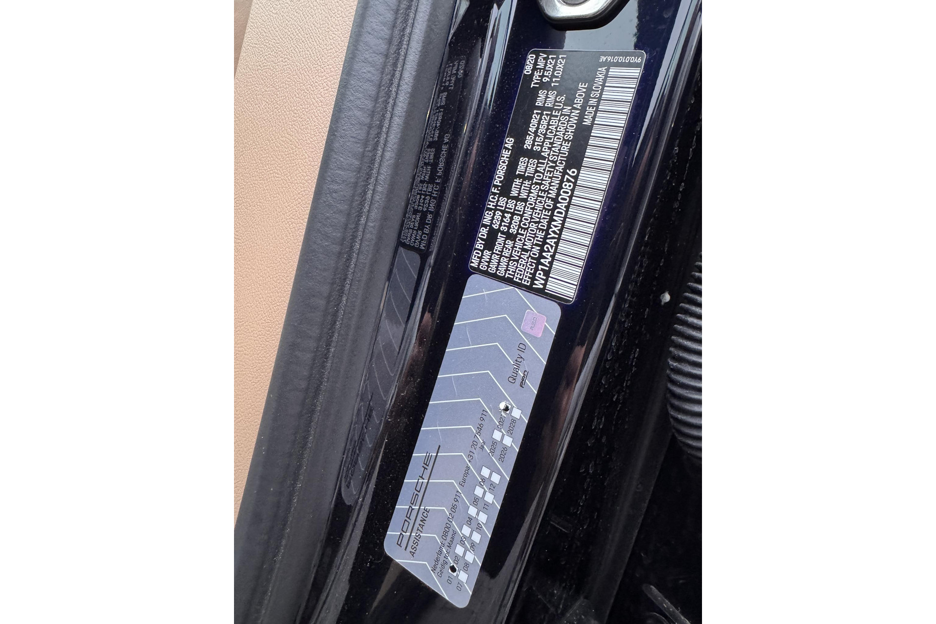 Porsche Cayenne 3.0 2021 Moonlight blauw metallic 19