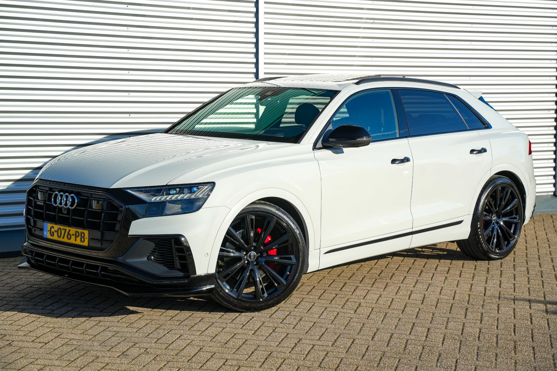 Audi Q8 55 TFSI quattro Pro Line Plus 2019 Gletsjerwit metallic 14