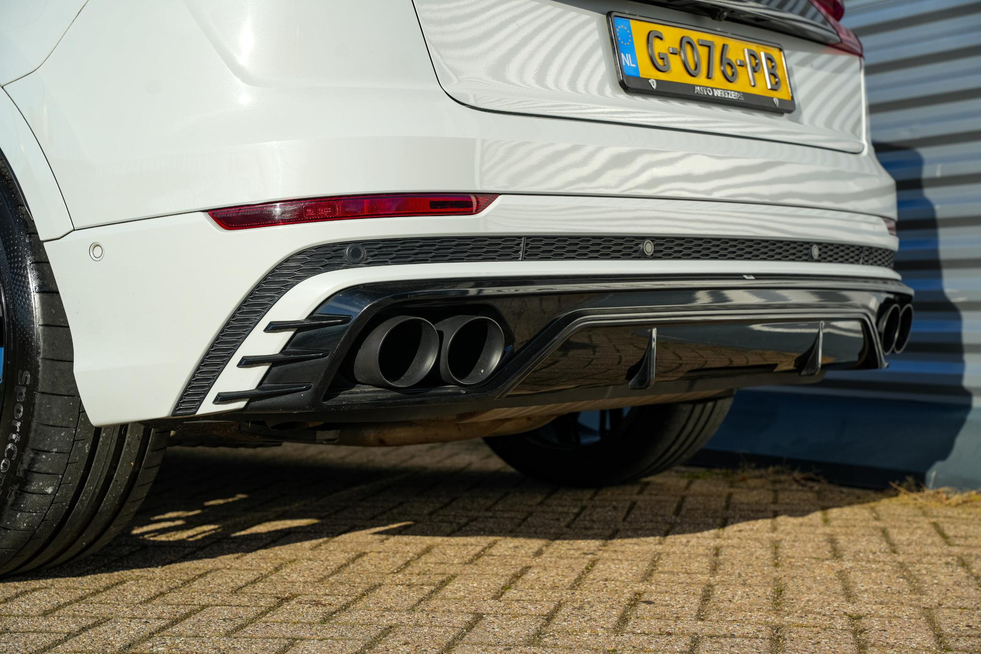 Audi Q8 55 TFSI quattro Pro Line Plus 2019 Gletsjerwit metallic 18