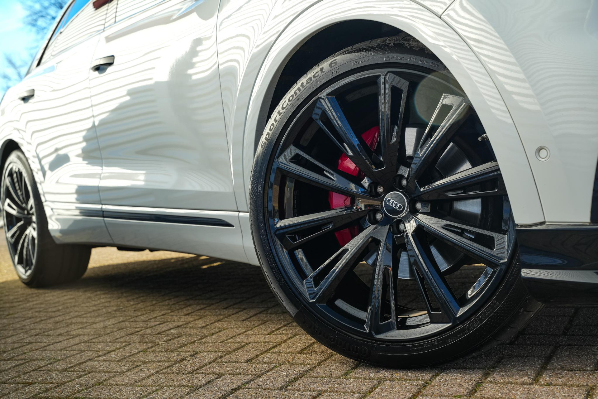 Audi Q8 55 TFSI quattro Pro Line Plus 2019 Gletsjerwit metallic 22