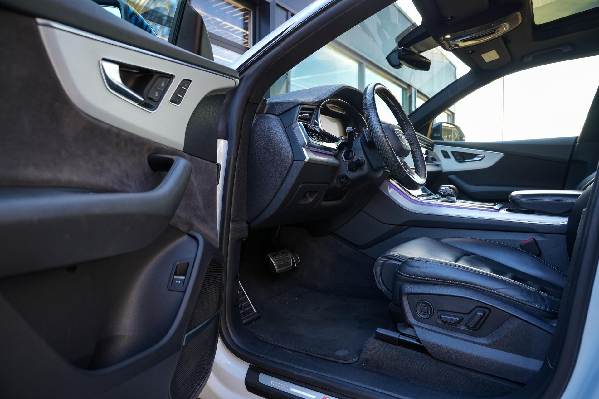 Audi Q8 55 TFSI quattro Pro Line Plus 2019 Gletsjerwit metallic 6