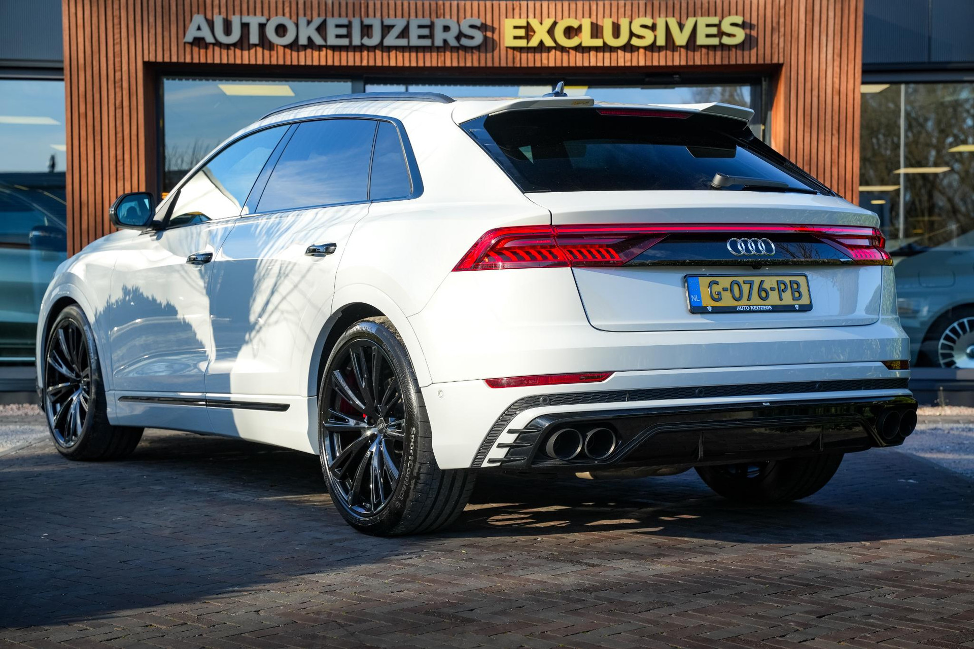 Audi Q8 55 TFSI quattro Pro Line Plus 2019 Gletsjerwit metallic 7