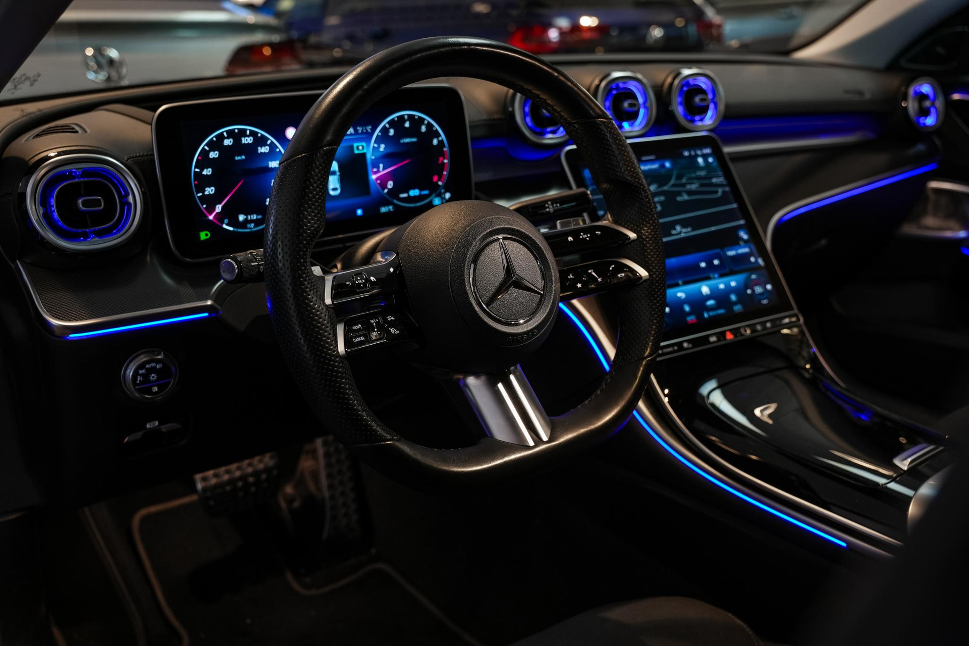 Mercedes-Benz C-Klasse 200 4MATIC AMG Line 2021 MANUFAKTUR selenite gray - Magno paintwork (297U) 43