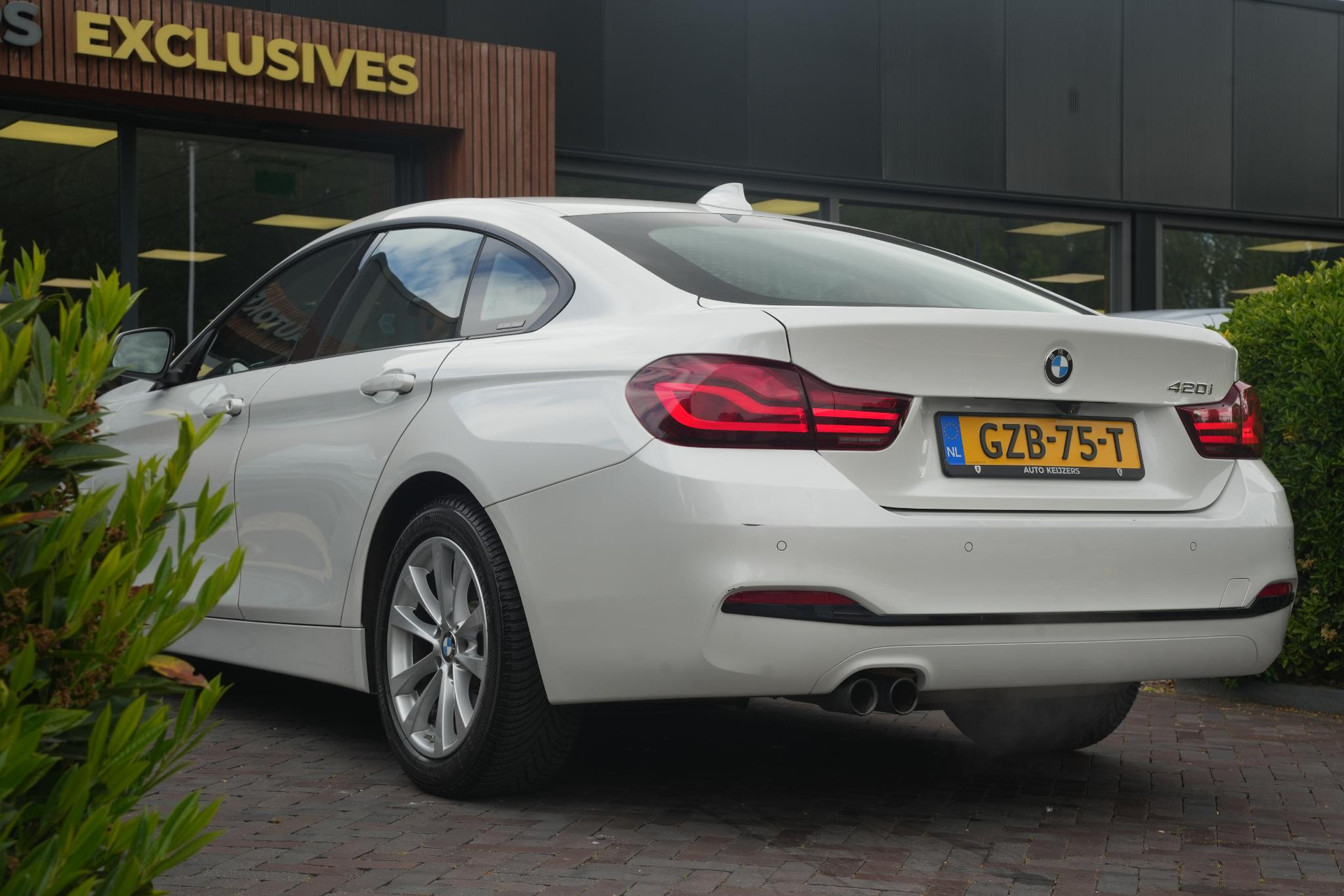 BMW 4 Serie Gran Coupé 420i High Executive 2021 Mineral-weiss metallic (A96) 14