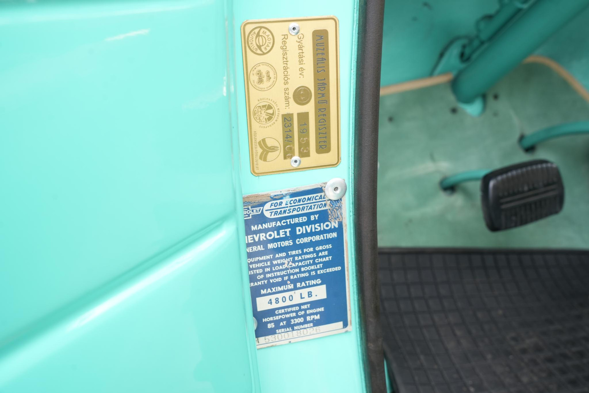 Chevrolet 3100 pick-up  1953  25
