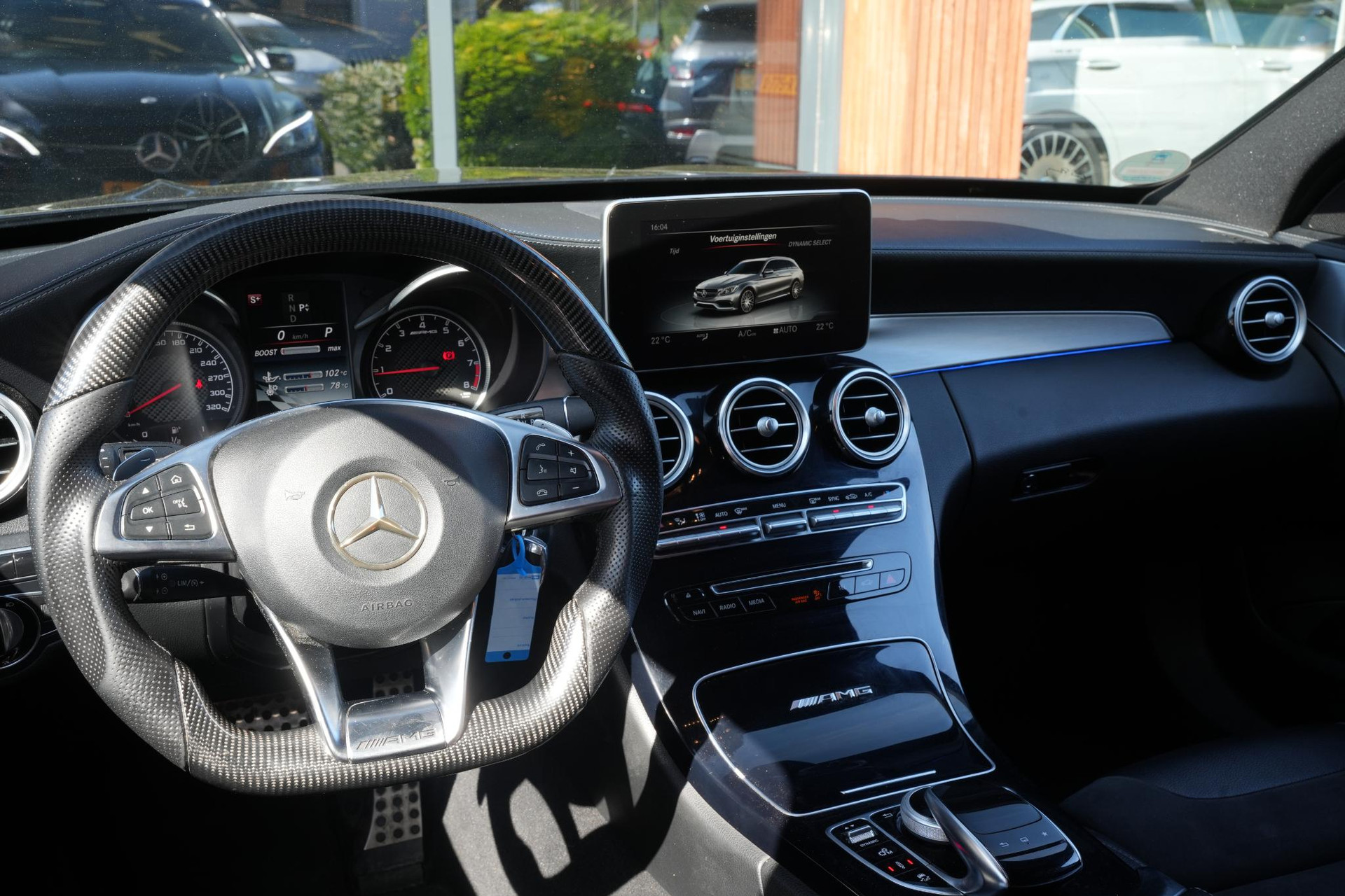 Mercedes-Benz C-Klasse Estate AMG 63 476PK 2015 OBSIDIAN BLACK (197U) 17