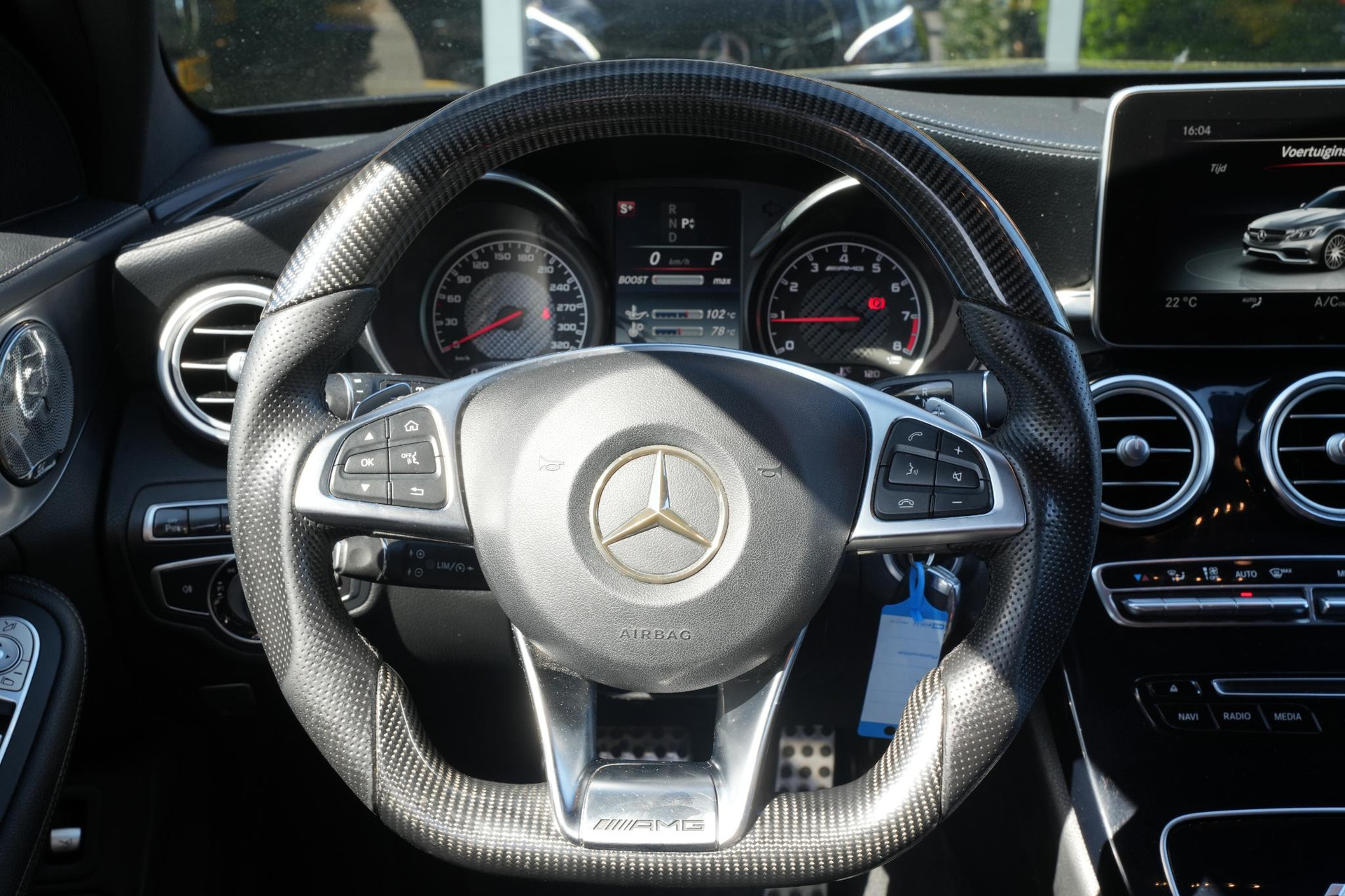 Mercedes-Benz C-Klasse Estate AMG 63 476PK 2015 OBSIDIAN BLACK (197U) 18
