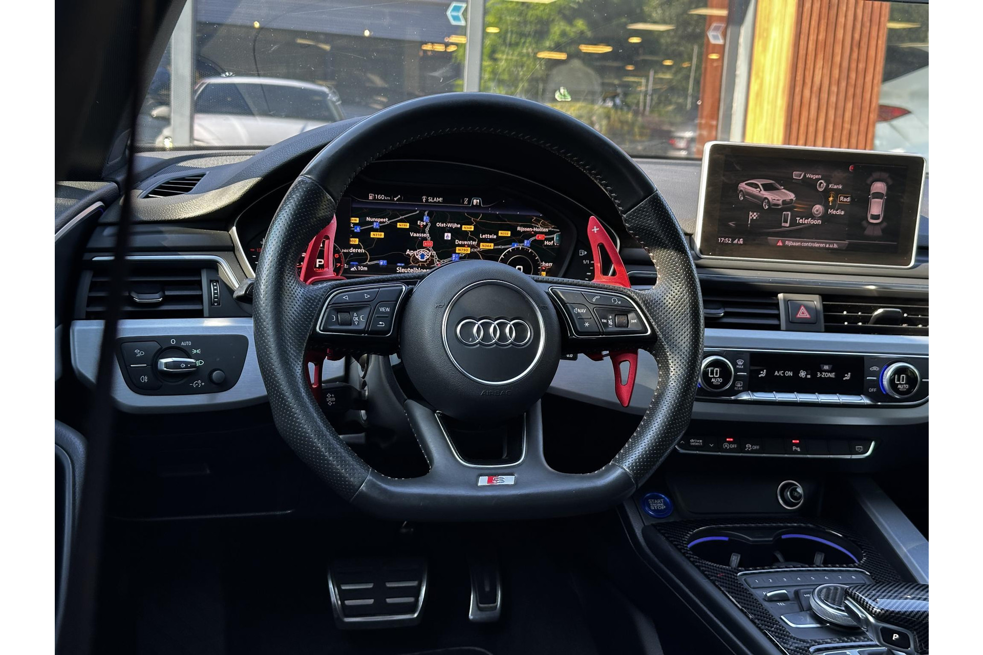 Audi A5 Sportback 2.0 TFSI MHEV Sport S-line Edition 2018 Gletsjerwit metallic 12