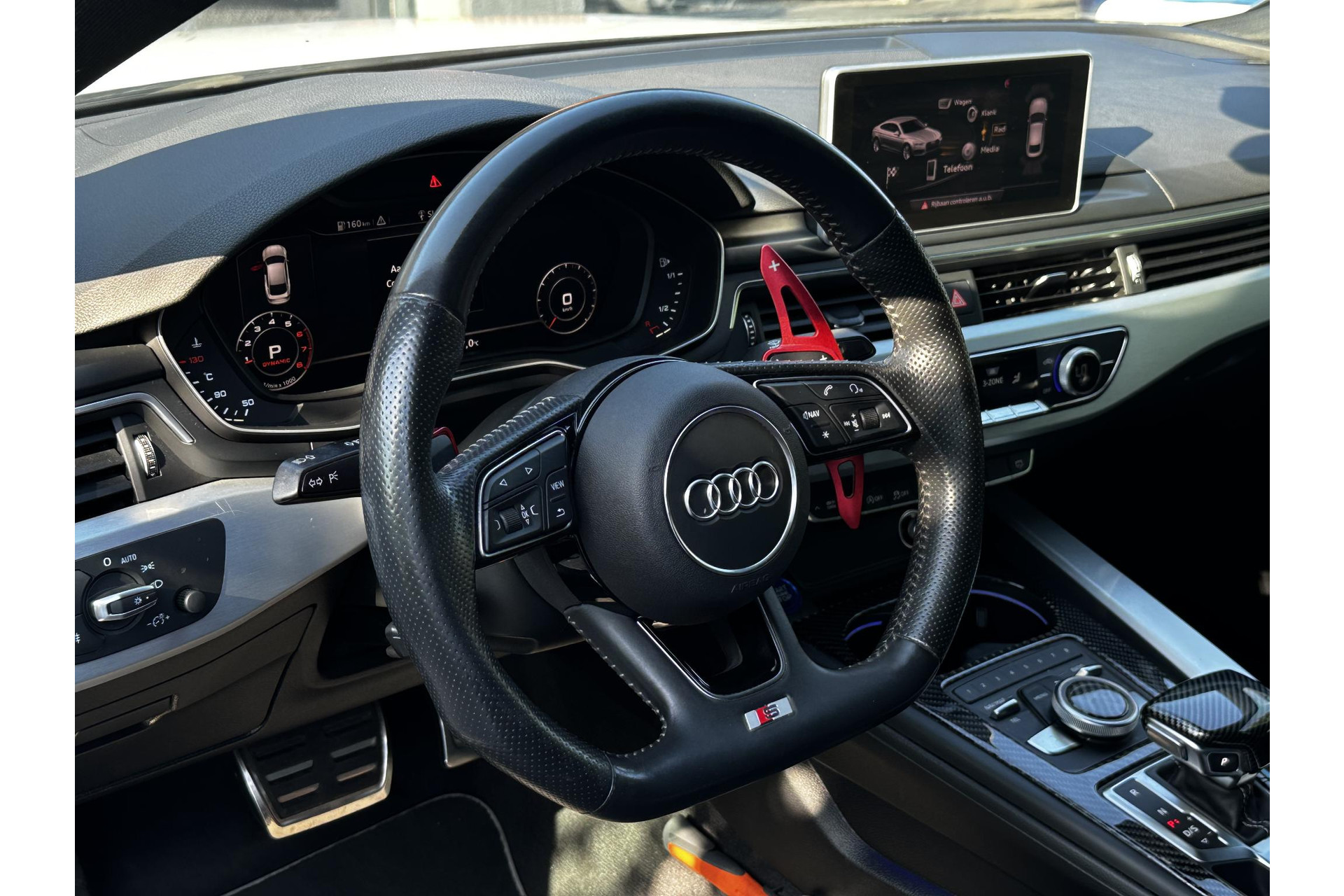 Audi A5 Sportback 2.0 TFSI MHEV Sport S-line Edition 2018 Gletsjerwit metallic 15