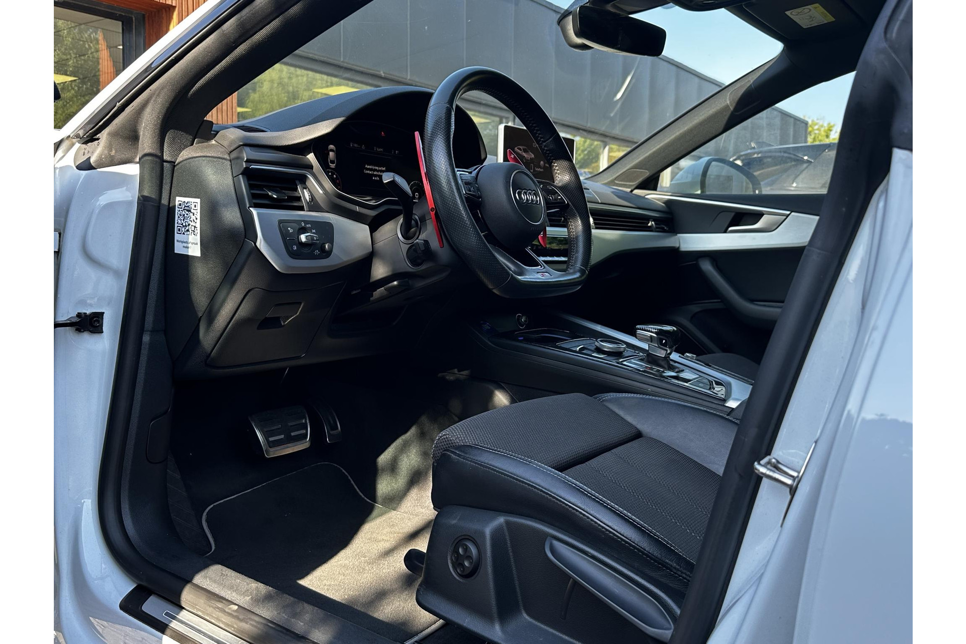 Audi A5 Sportback 2.0 TFSI MHEV Sport S-line Edition 2018 Gletsjerwit metallic 16