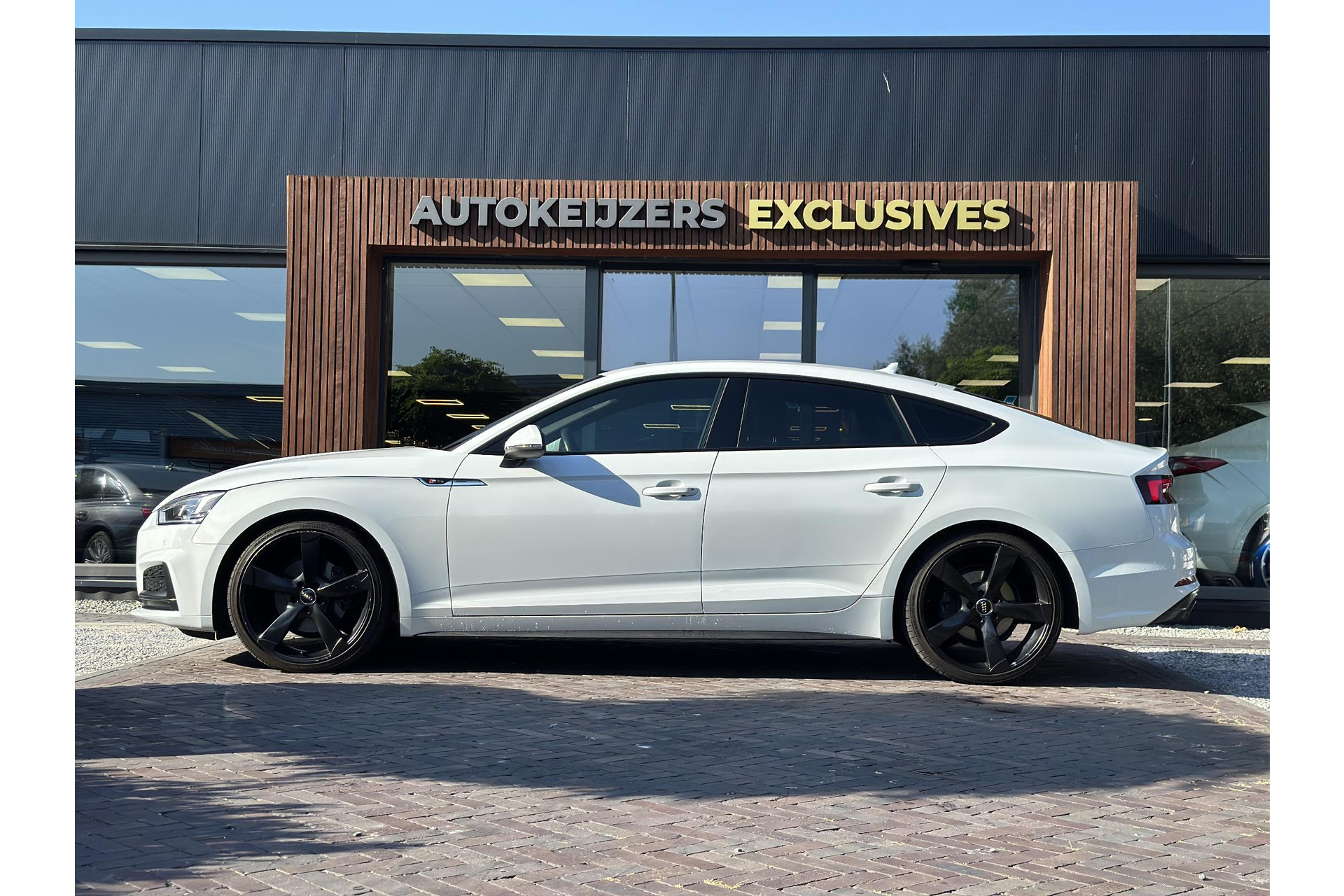Audi A5 Sportback 2.0 TFSI MHEV Sport S-line Edition 2018 Gletsjerwit metallic 7
