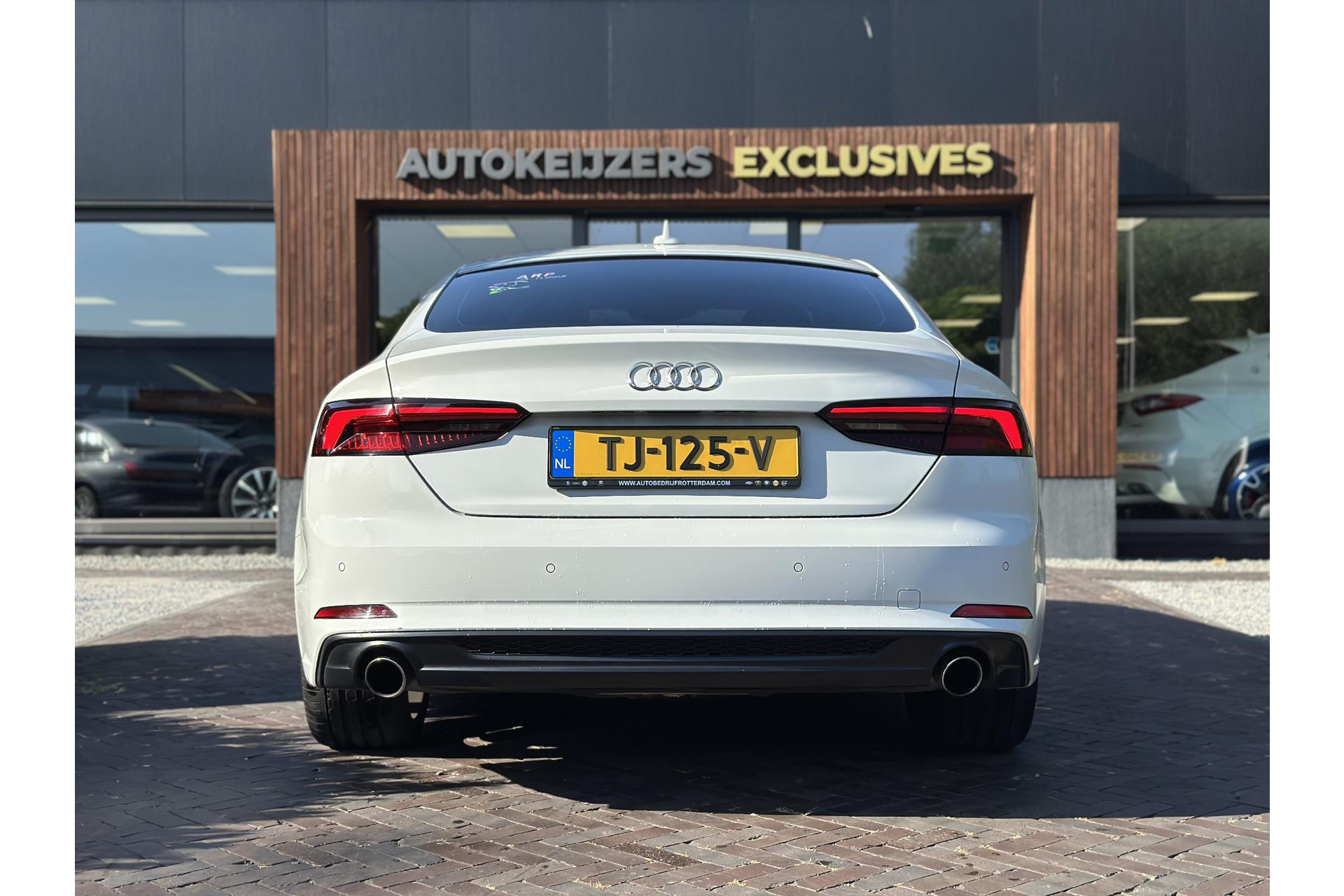 Audi A5 Sportback 2.0 TFSI MHEV Sport S-line Edition 2018 Gletsjerwit metallic 9