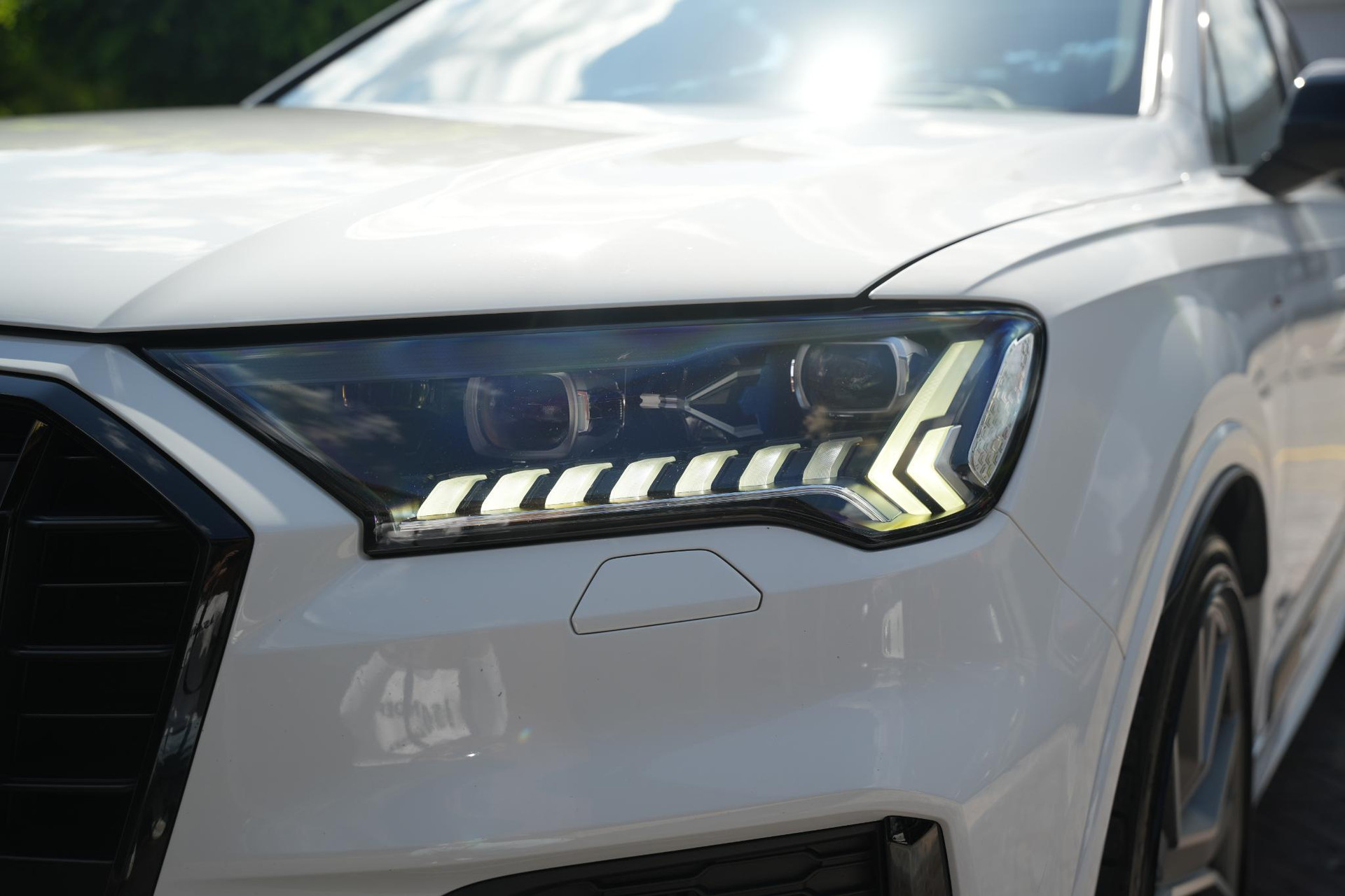 Audi Q7 60 TFSI e quattro Pro Line S Competition 2021 Gletsjerwit metallic 16