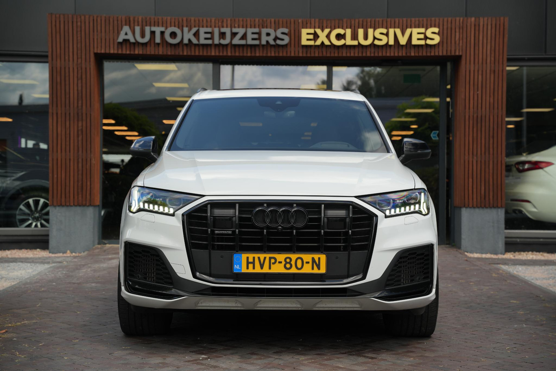 Audi Q7 60 TFSI e quattro Pro Line S Competition 2021 Gletsjerwit metallic 3