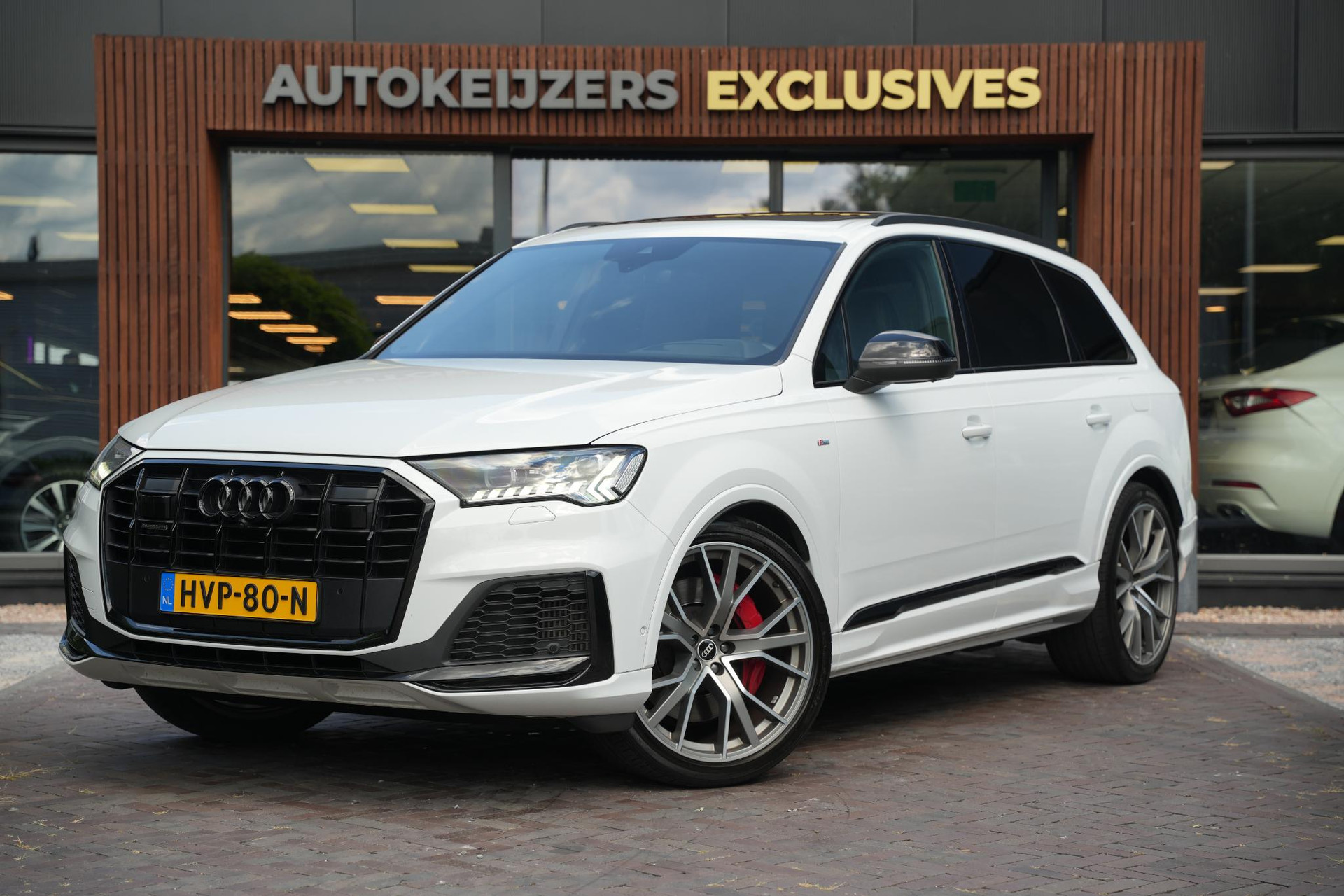 Audi Q7 60 TFSI e quattro Pro Line S Competition 2021 Gletsjerwit metallic 5