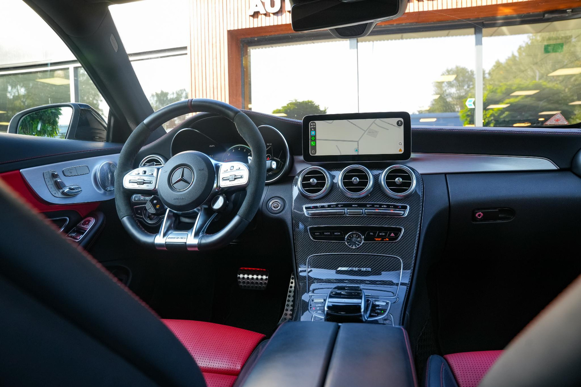 Mercedes-Benz C-Klasse Coupé AMG 63 S Premium Plus Pack 2020 MANUFAKTUR diamond white bright - Metallic finish (799U) 27