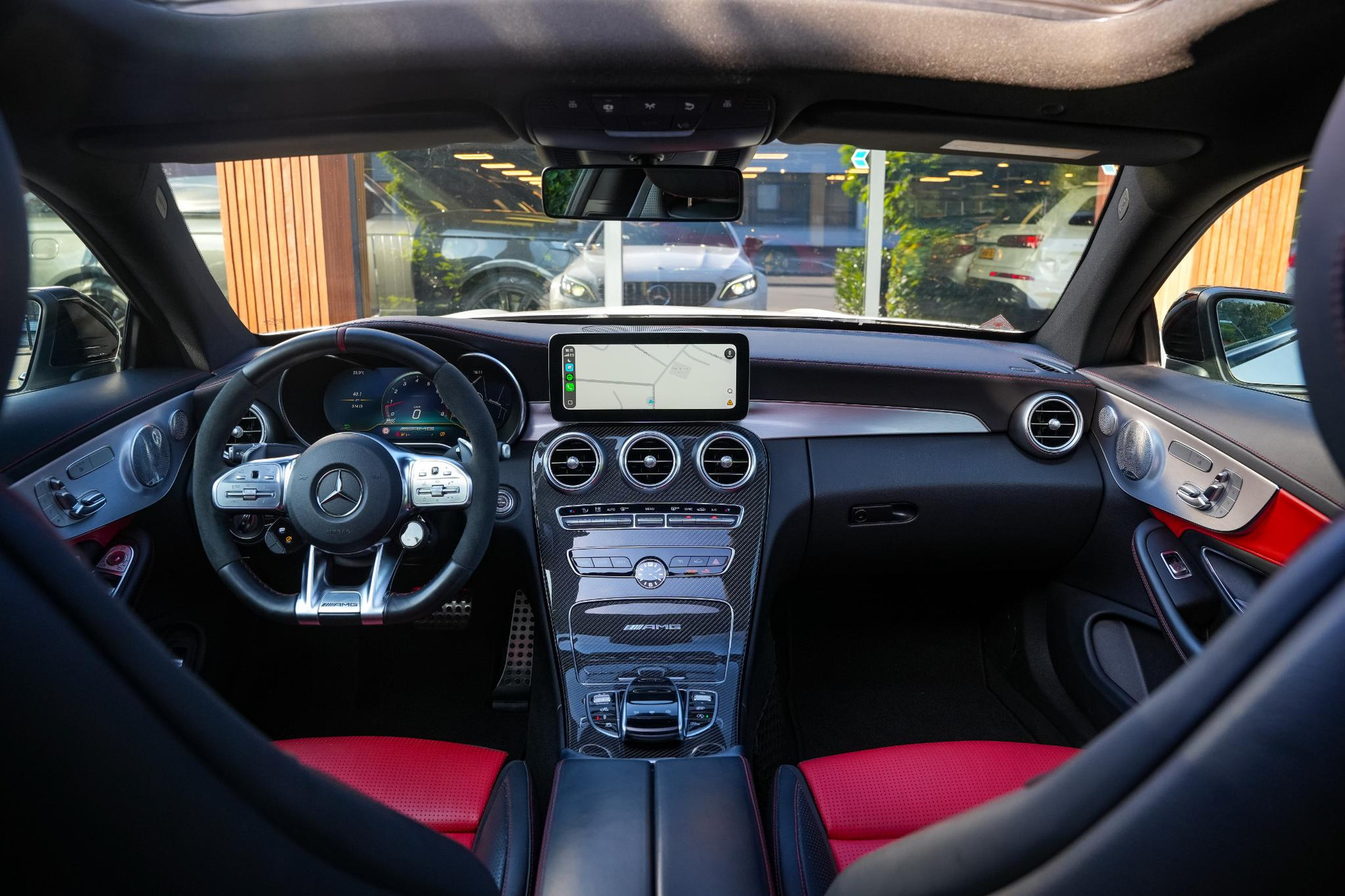 Mercedes-Benz C-Klasse Coupé AMG 63 S Premium Plus Pack 2020 MANUFAKTUR diamond white bright - Metallic finish (799U) 4
