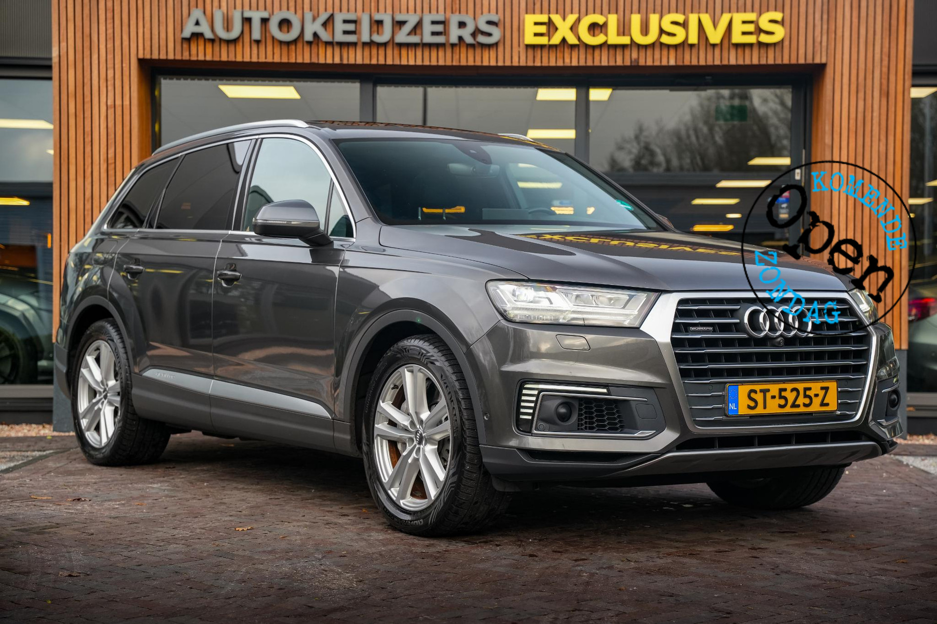 Audi Q7 3.0 TDI e-tron quattro 2018 Samuraigrijs metallic 1