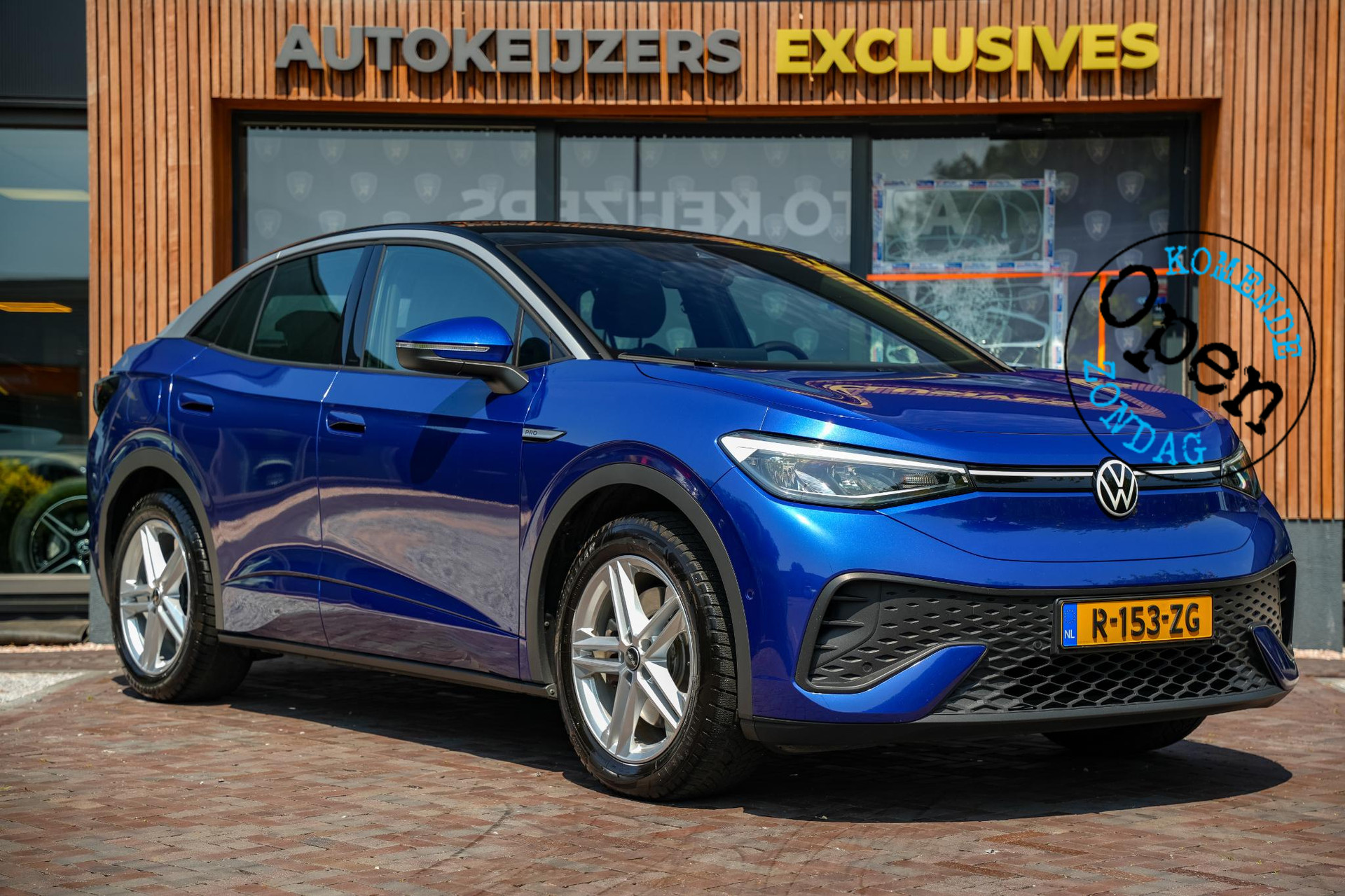 Volkswagen ID.5 Pro 77 kWh 2022 Blue dusk zwart dak 1