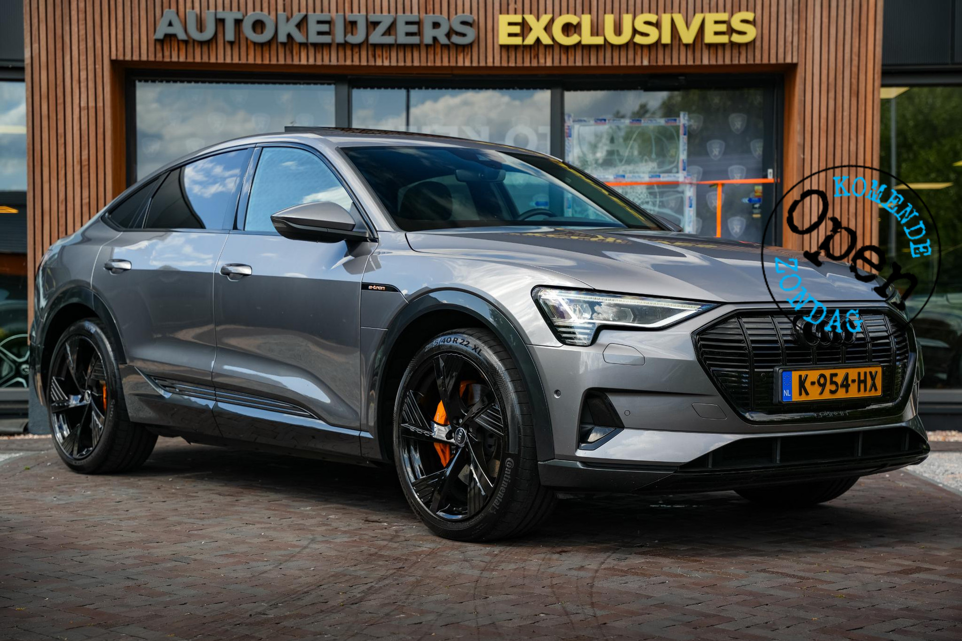 Audi e-tron Sportback 50 quattro Business edition Plus 71 kWh 2020 Typhoongrijs metallic 1