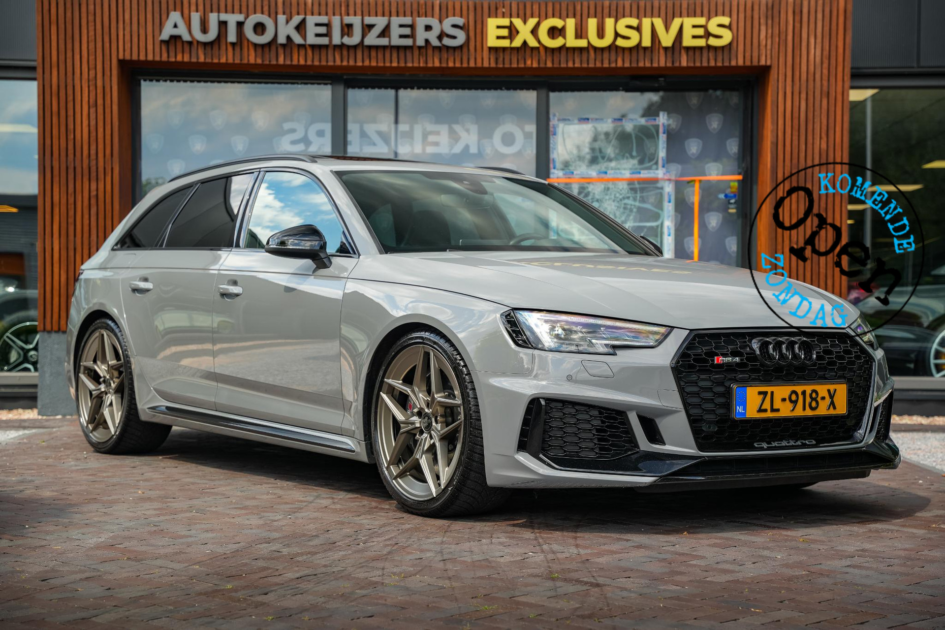 Audi A4 Avant 2.9 TFSI RS 4 quattro 2018 Nardo grey (T3) 1