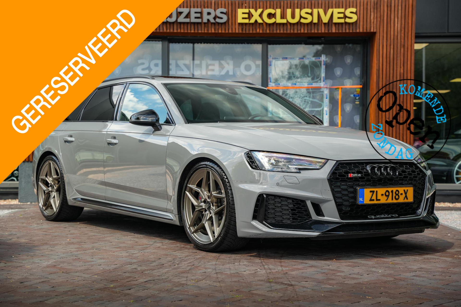 Audi A4 Avant 2.9 TFSI RS 4 quattro 2018 Nardo grey (T3) 1