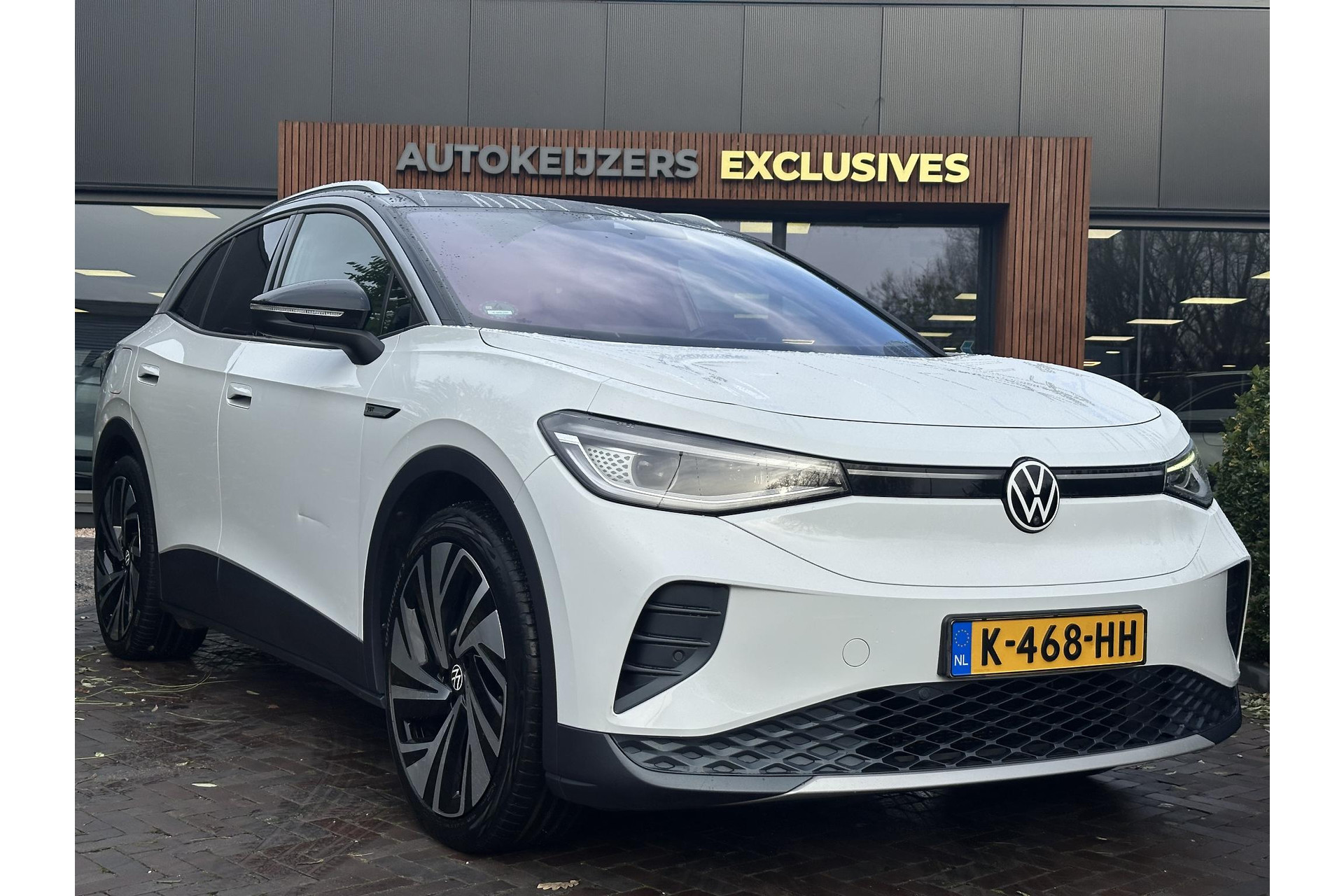 Volkswagen ID.4 Max 77 kWh 2020 Gletscher white zwart dak 1