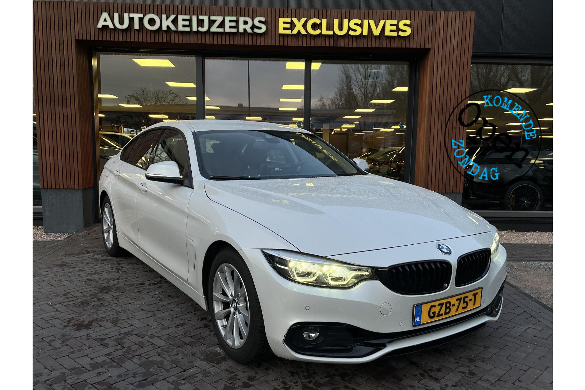 BMW 4 Serie Gran Coupé 420i High Executive 2021 Mineral-weiss metallic (A96) 1