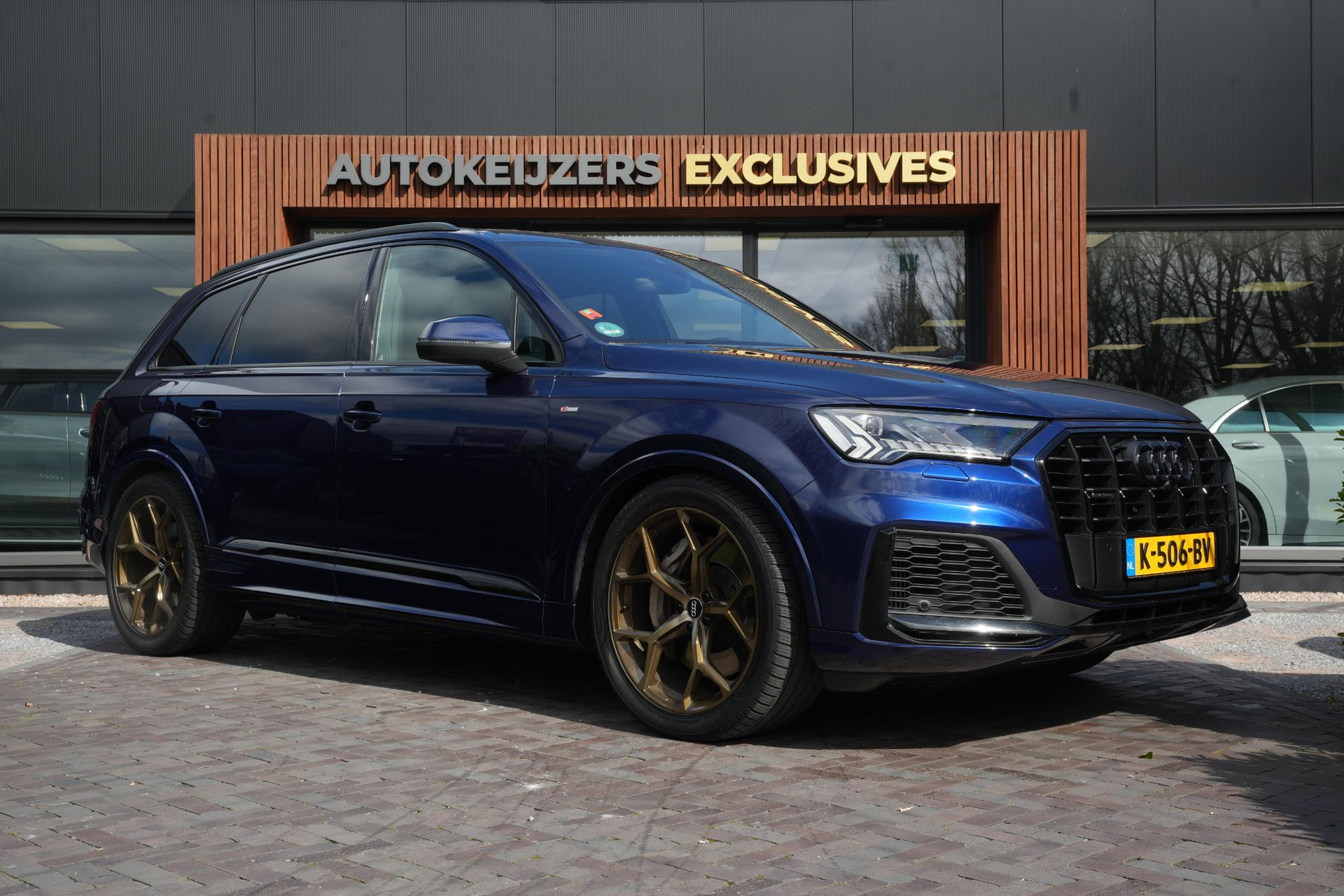 Audi Q7 55 TFSI e quattro Pro Line S 2020 Navarrablauw metallic 1