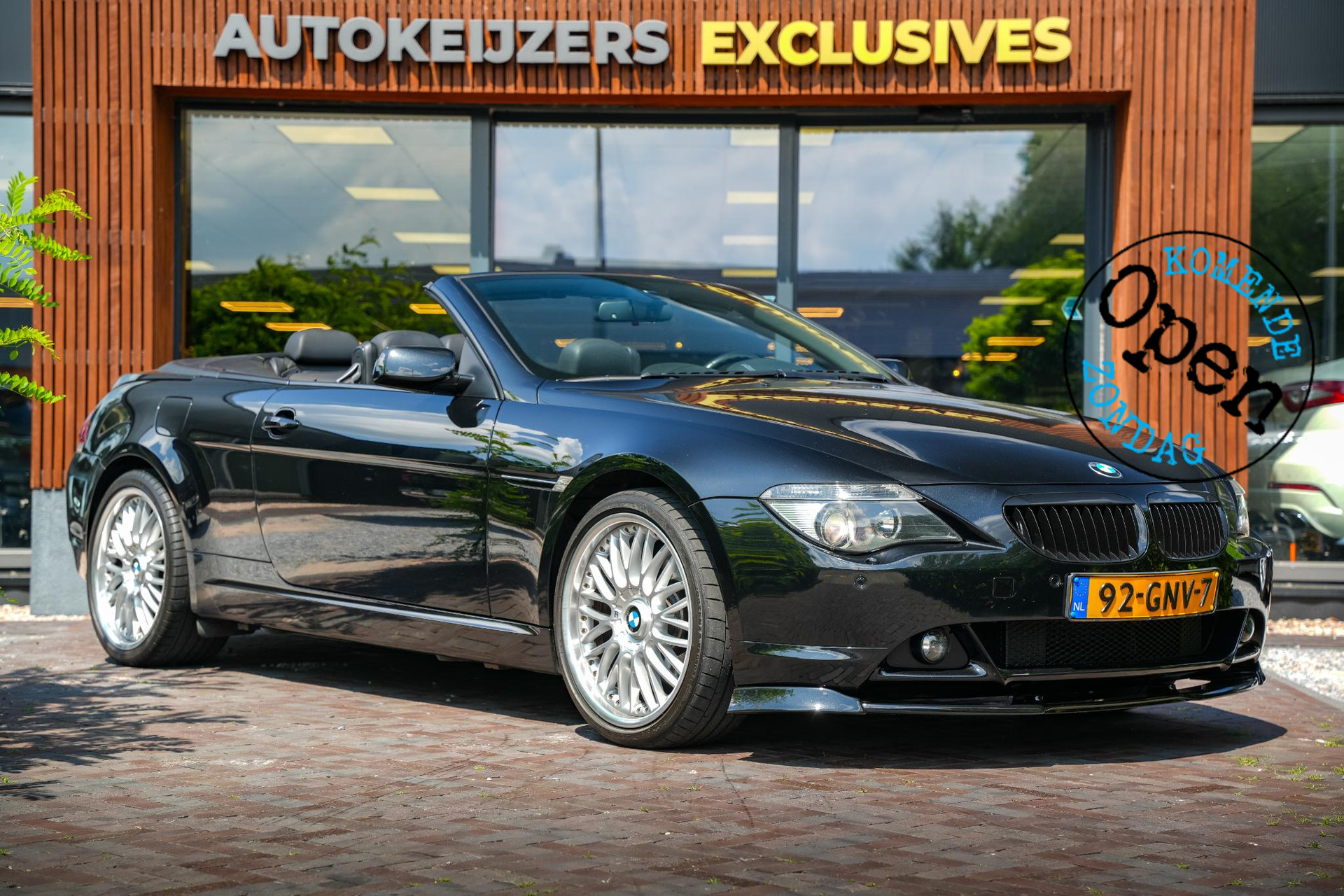 BMW 6 Serie Cabrio 650i 2007 BLACK SAPPHIRE METALLIC (475) 1