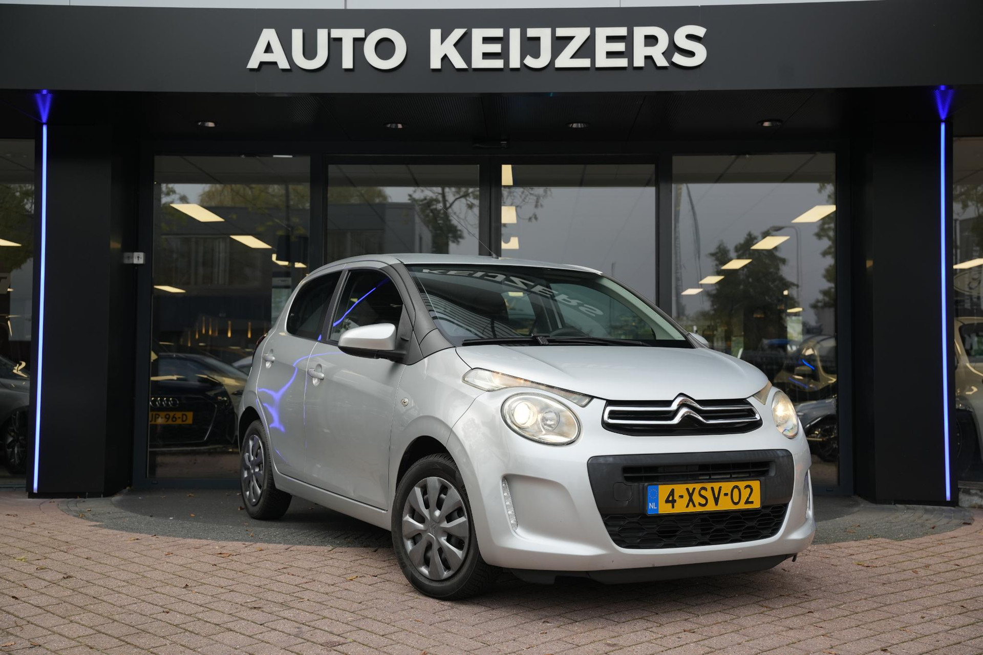 Citroën C1 1.0 e-VTi Feel 2014 Pareleffect speciale kleur blanc perle nacré 1