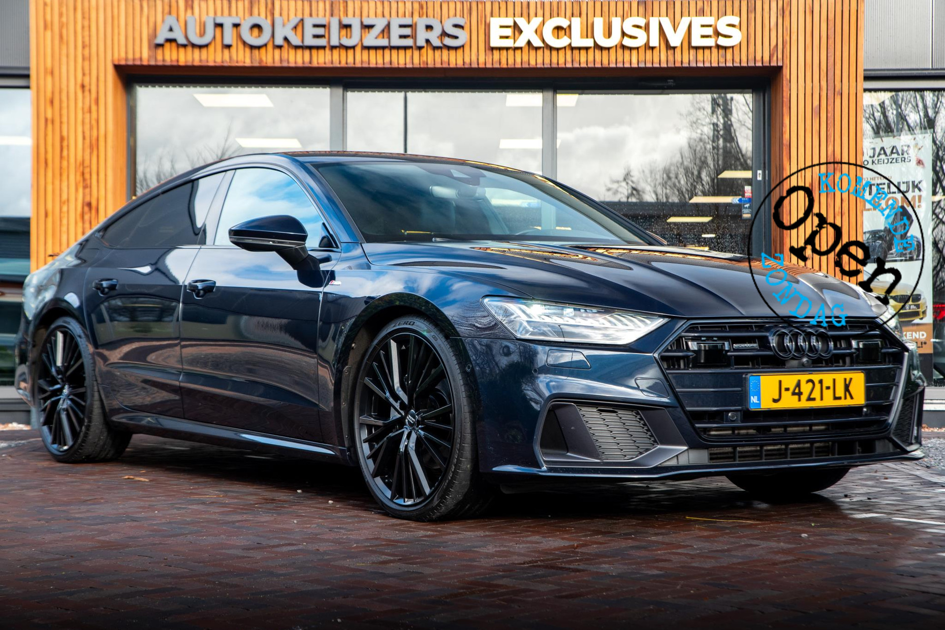 Audi A7 Sportback 45 TFSI quattro Pro Line S 360 Camera 2019 Firmamentblauw metallic 1