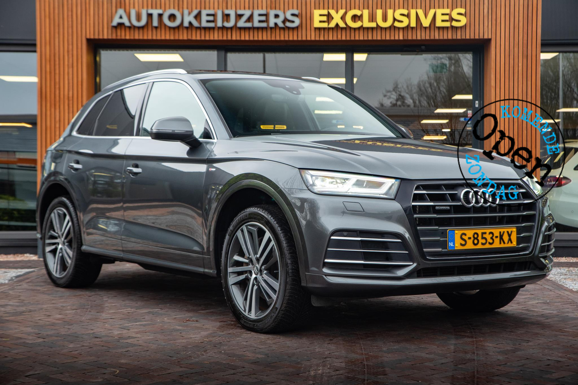 Audi Q5 55 TFSI e quattro Competition 2020 Daytonagrijs pareleffect 1