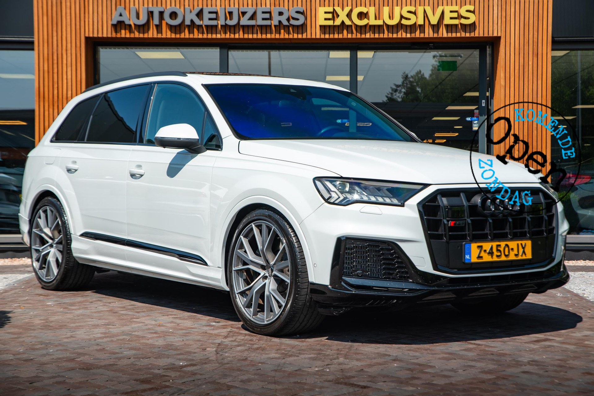 Audi Q7 4.0 TFSI SQ7 quattro 2022 Gletsjerwit metallic 1